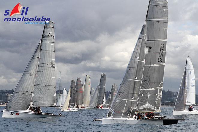 The largest fleet of sports boats gathered for a regatta - Sail Mooloolaba 2014 - Day One of Racing © Teri Dodds http://www.teridodds.com